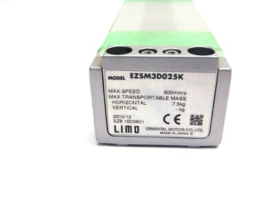 Oriental Motor EZSM3D025-K EZ Limo II Linear Motorized Slide 25mm