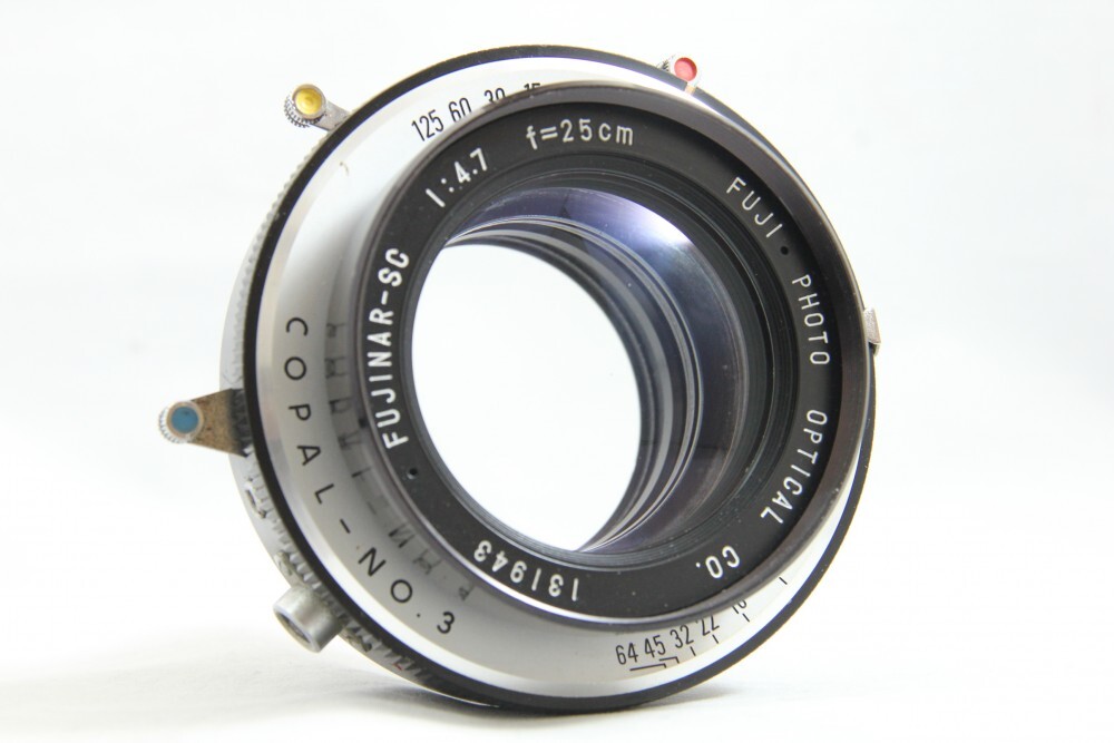Fuji Fujinar S C 25cm 250mm F 4.7 Lens w/ COPAL No.3 Shutter