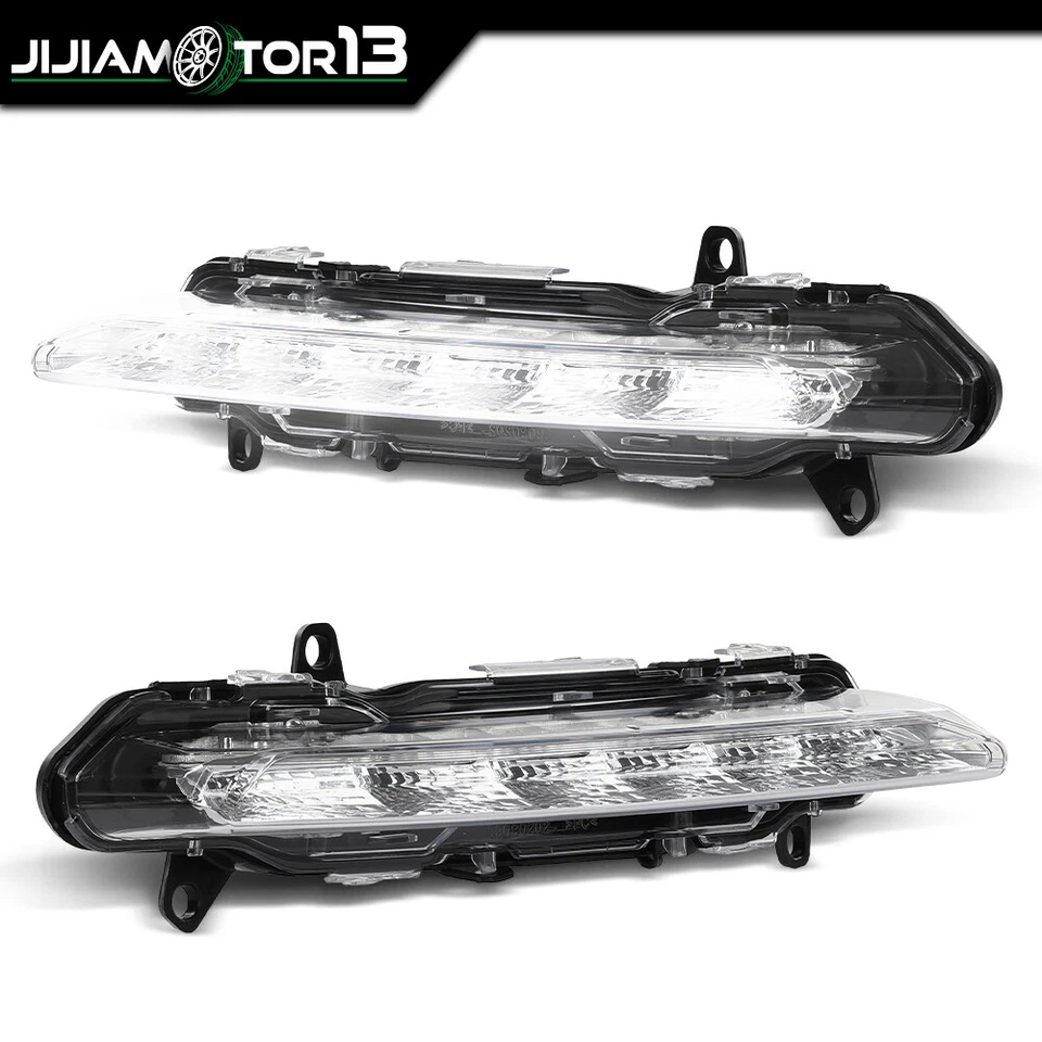 Apto para Mercedes Benz S350 S550 AMG Par DRL LED Luz antiniebla de circulación diurna Foto 2 de 4