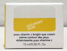 SATURDAY SKIN Yuzu Vitamin C Bright Eye Cream 0.5 oz / 15 mL Full Size-NEW/NIB