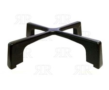 Smalvic Griglia in Ghisa Nero Opaco Piano Cottura Cucina CM 22,3 X 22,3 - 1 PZ