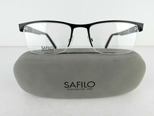 SAFILO SA-1081 PDC Satin Matt Black 54 x 19 145 mm Eyeglass Frames Eyewear