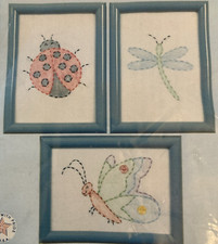 Rare Jack Dempsey Needle Art Beginner Embroidery CUTE AS A BUG 2005 Kit 4080