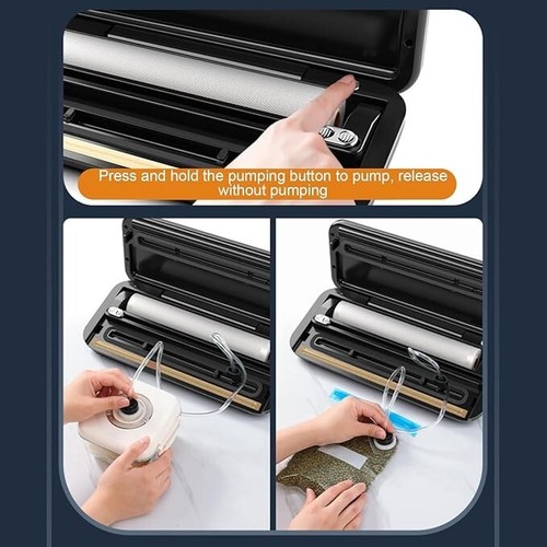 Vacuum Sealer Machine with 85kPa Strong Suction, 5 Modes, GY-F862, US Plug 110V - Picture 4 of 15