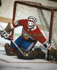 KEN DRYDEN Makes SAVE At NET 8x10 Photo MONTREAL CANADIENS HOF GOALIE GREAT~L@@K