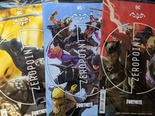 BATMAN FORTNITE Zero Point #1 #2 #3 - DC Comics (2021) - Bagged w/Code
