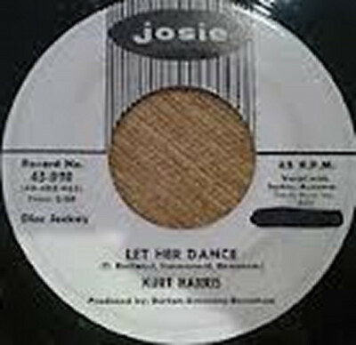 Kurt Harris Northern Soul45 Josie898 Let Her Dance I Can T Love Nobody Elsepromo Ebay