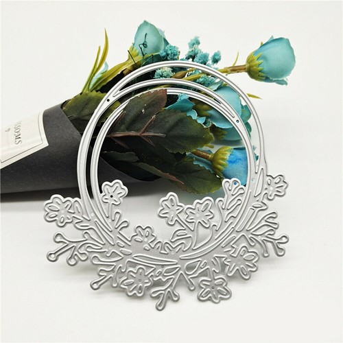 Flower Cycle Metal Cutting Dies Scrapbooking Embossing Stencils Paper Card DIY - Picture 4 of 7