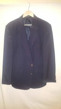 Bert Pulitzer dark blue 44R blazer, gold buttons EUC