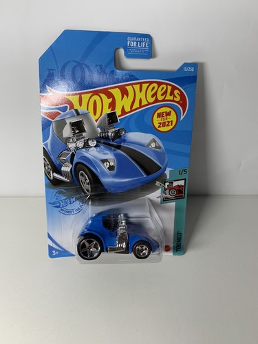 Mattel Hot Wheels 2021 Tooned 1/5 BLUE Tooned Twin Mill 13/250 NIB!!!! - 第 1/3 張圖片