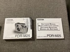 Toshiba Digital Still Camera PDR-M25 Instruction Manual & Software Manual