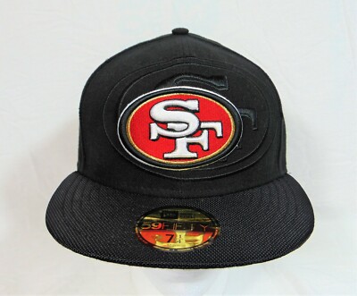 New Era NFL San Francisco 49ers Sideline Collection 59FIFTY Fitted Hat Sz  1/4