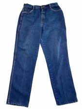 Womens Gitano Jeans Vintage Size 16 Waist 30" Inseam 27 1/2" Blue Rise 13"