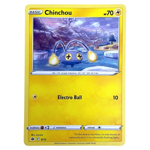 Chinchou 8/15 Near Mint Pokemon TCG McDonalds 2022 Promo Rare - Picture 2 of 3