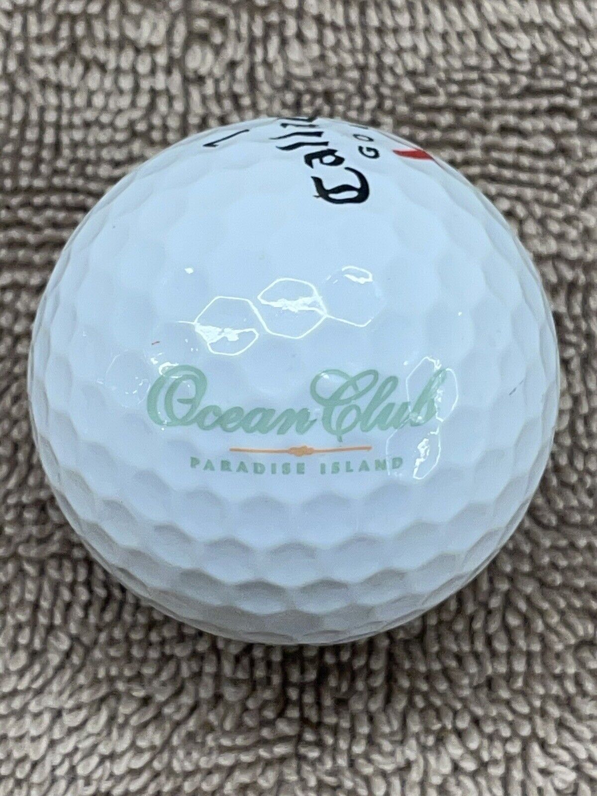 Ocean Club At Paradise Island (Bahamas) Logo Golf Ball (INV#7)