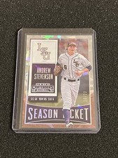 Andrew Stevenson 2015 Contenders Season Ticket Cracked Ice #d /23 LSU Twins #10