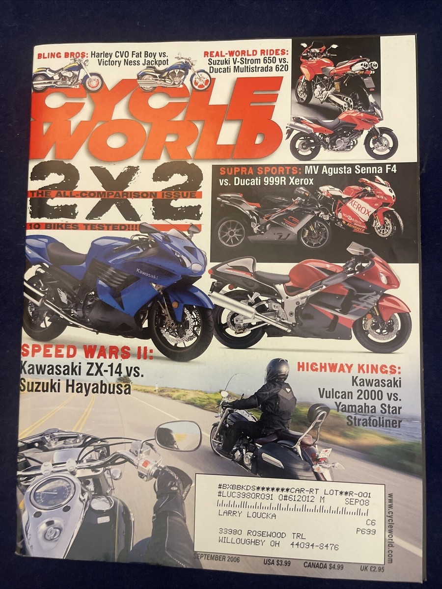CYCLE WORLD motorcycle magazine September 2006 Hayabusa | eBay