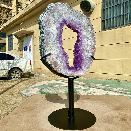 8.57LB Natural Amethyst Mineral crystal Hand cut like crystals specimen - 第 5/16 張圖片