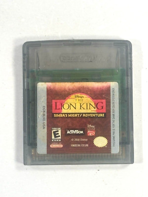 Disney's The Lion King: Simba's Mighty Adventure (Nintendo Game Boy Color, 2000)