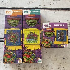 TMNT Teenage Mutant Ninja Turtles Mutant Mayhem Puzzle Lot Of 3 New Nickelodeon