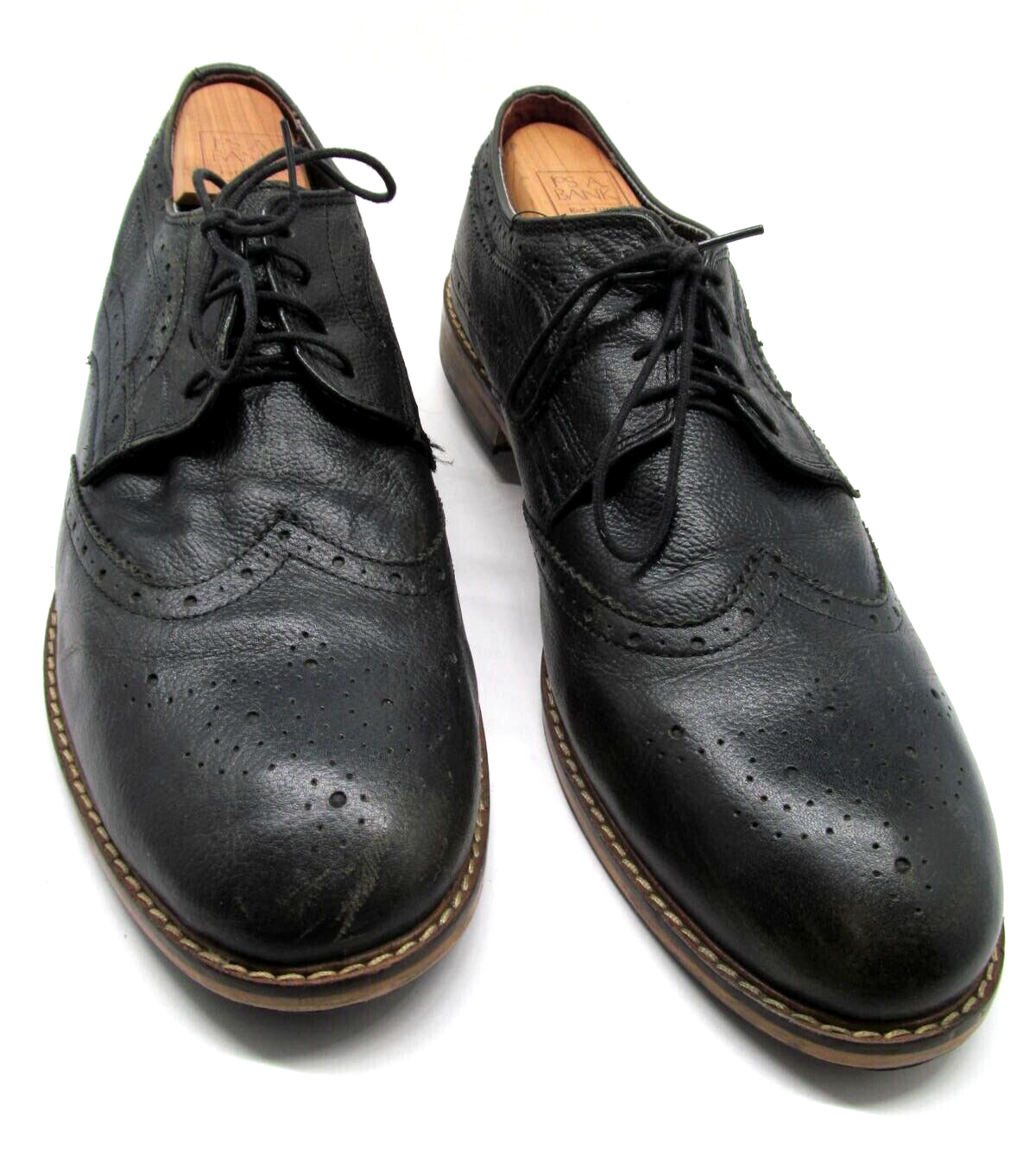 SAOLA Derby Brogue a coda di cedro Wood State da uomo neri taglia US 13 EUR 47