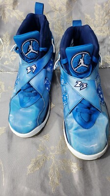 Jordan retro 8 snowflake blizzard sneakers Size7y 305368-400 | eBay
