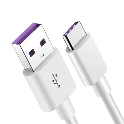 Hochwertiges 5A USB C Kabel 2M   Ideal für Huawei Supercharge Ladegeräte