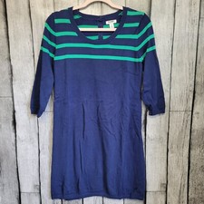 Old Navy Sweater Dress Womens Medium Stretch Bodycon 3/4 Sleeve Pencil Mini