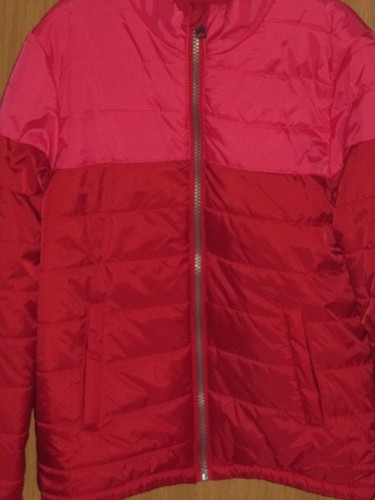 p. s. from Aeropostale Girl's 10 Red Color Block Nylon Lightweight Puffer Jacket - Picture 2 of 4