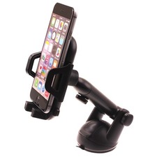 Car Mount Dash Windshield Holder Telescopic Cradle Swivel Dock for Cell Phones