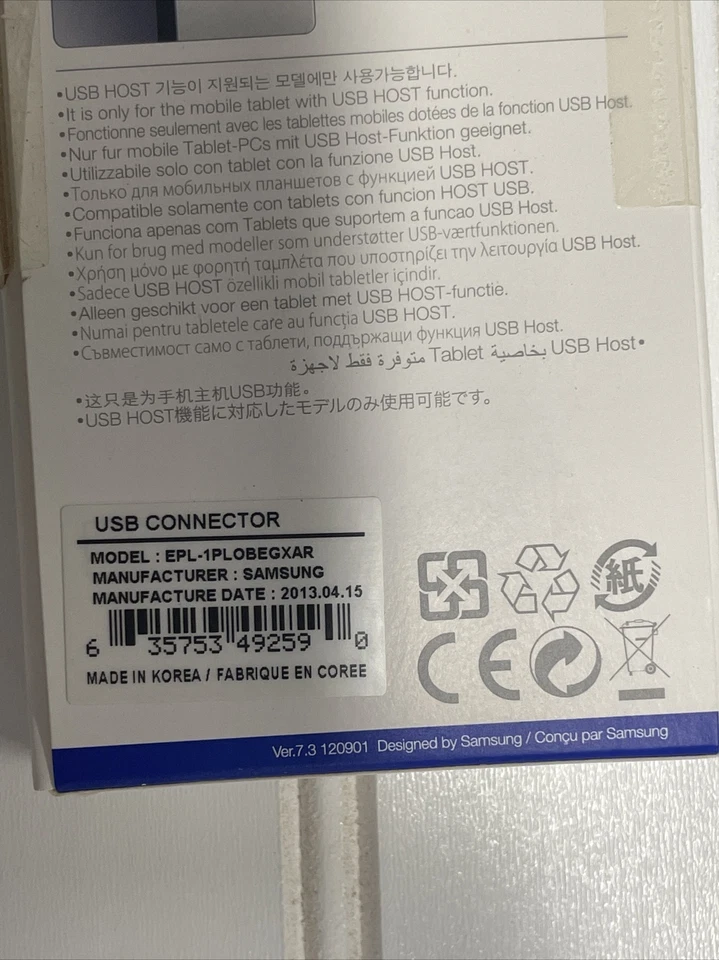 Samsung USB Connector 30 Pin OEM Expansion Port EPL-1PLOBEGXAR - Image 3 of 4