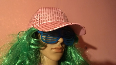 SEQUIN CAP - RAVE FASHION - Ravewear Hat Party Baseball  display picture 3