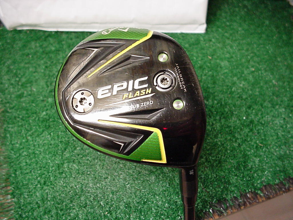 Tour Issue Callaway Epic Flash 18 degree Sub Zero 5 Wood Accra M3