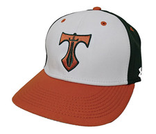 Under Armour Leesburg Titans Baseball Hat Cap White Green Orange Size 7 1/8