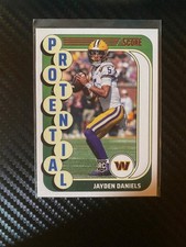 2024 Score Jayden Daniels Protential Red #3 RC 🔥💎📈