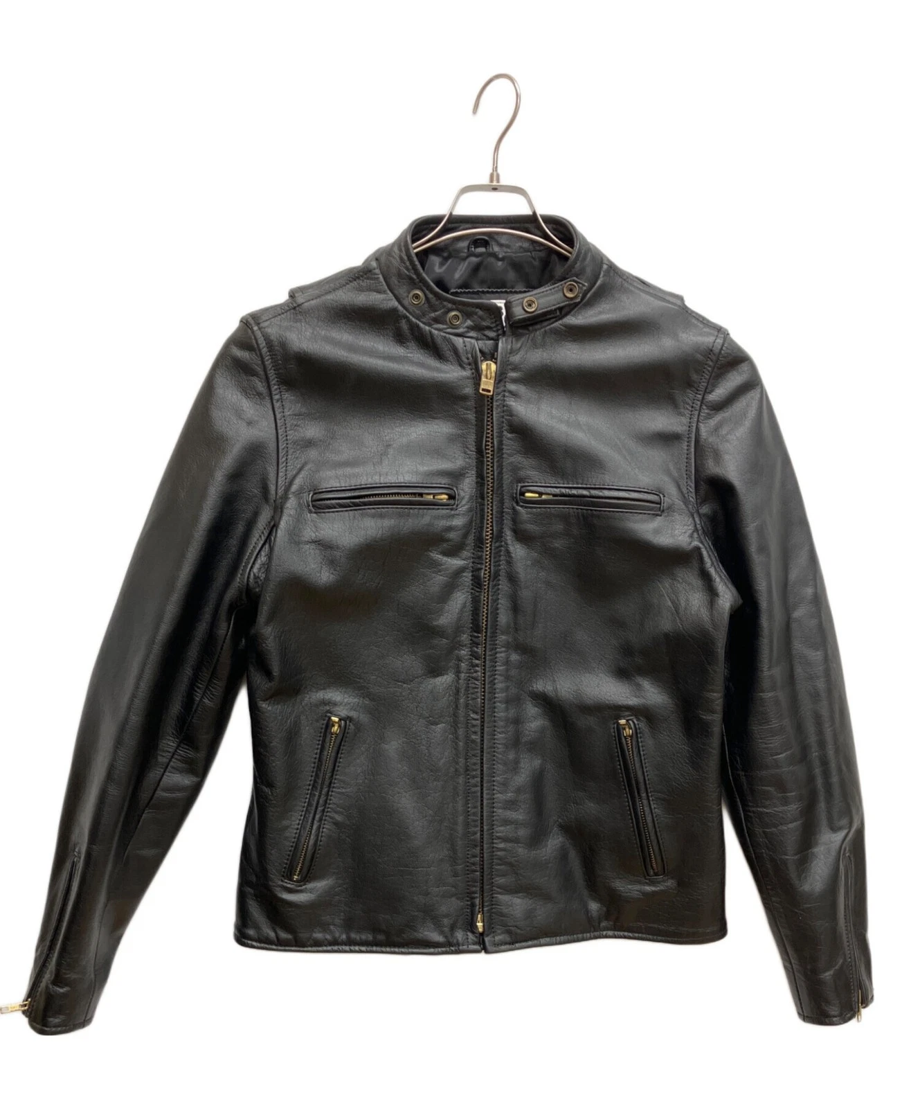 63 leathers Single Riders Jacket Men's Size XL Black - product detail image 1