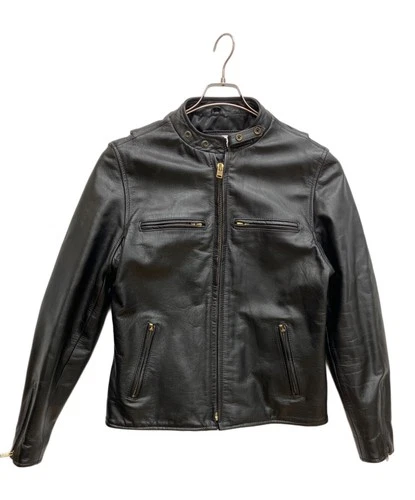 63 leathers Single Riders Jacket Men's Size XL Black video thumbnail