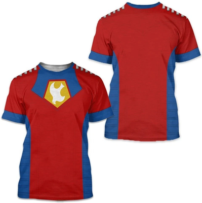 Peacemaker Superhero Costume T-Shirt 3D Unisex Halloween