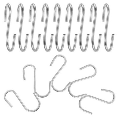 100 Pcs Utensilienaufhänger Kleiderhaken Zum Aufhängen Im Schrank