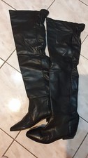 Overknee leder Stiefel  in Gr. 40/ 41 made in italy  sehr lang