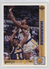 1991-92 Upper Deck Plain Text Hologram Mario Elie #396 8y6
