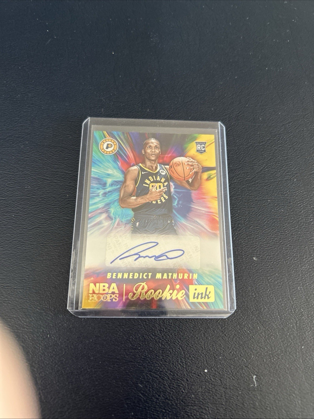2022-23 Panini NBA Hoops ROOKIE INK BENNEDICT MATHURIN AUTO Indiana Pacers RC
