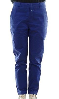 Closed Jack Damen Chino Hose W28 blau uni gerade Regular Gabardine Neu