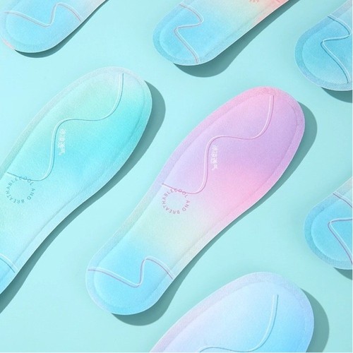Sweat Absorbing Summer Cooling Insoles Breathable Comfort Foot Pads Hiking - Picture 7 of 13