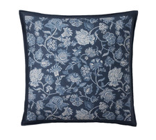 NWT Limited Edition Vintage Lux Ralph Lauren Floral Botanical Print Pillow Blue
