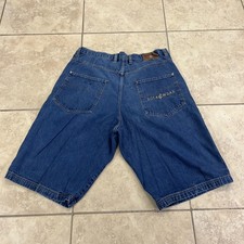 Vintage Rocawear Shorts Mens 42 Blue Denim Jean Jorts Baggy Y2K 2000s Streetwear