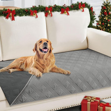 Waterproof Dog Blanket, Reversible Pet Bed Blanket, Soft Sofa Couch Cover for Do