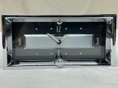 OEM 1953 Cadillac Dashboard Clock Westclox LaSalle IL   Nice face/Glass