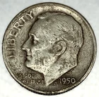 1950-S Roosevelt Dime Circulated Condition 90% Silver Better Date US Coin- 3457
