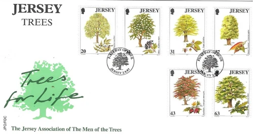 Jersey Comm/FDC - Jersey Trees  - 1997 (JES324)